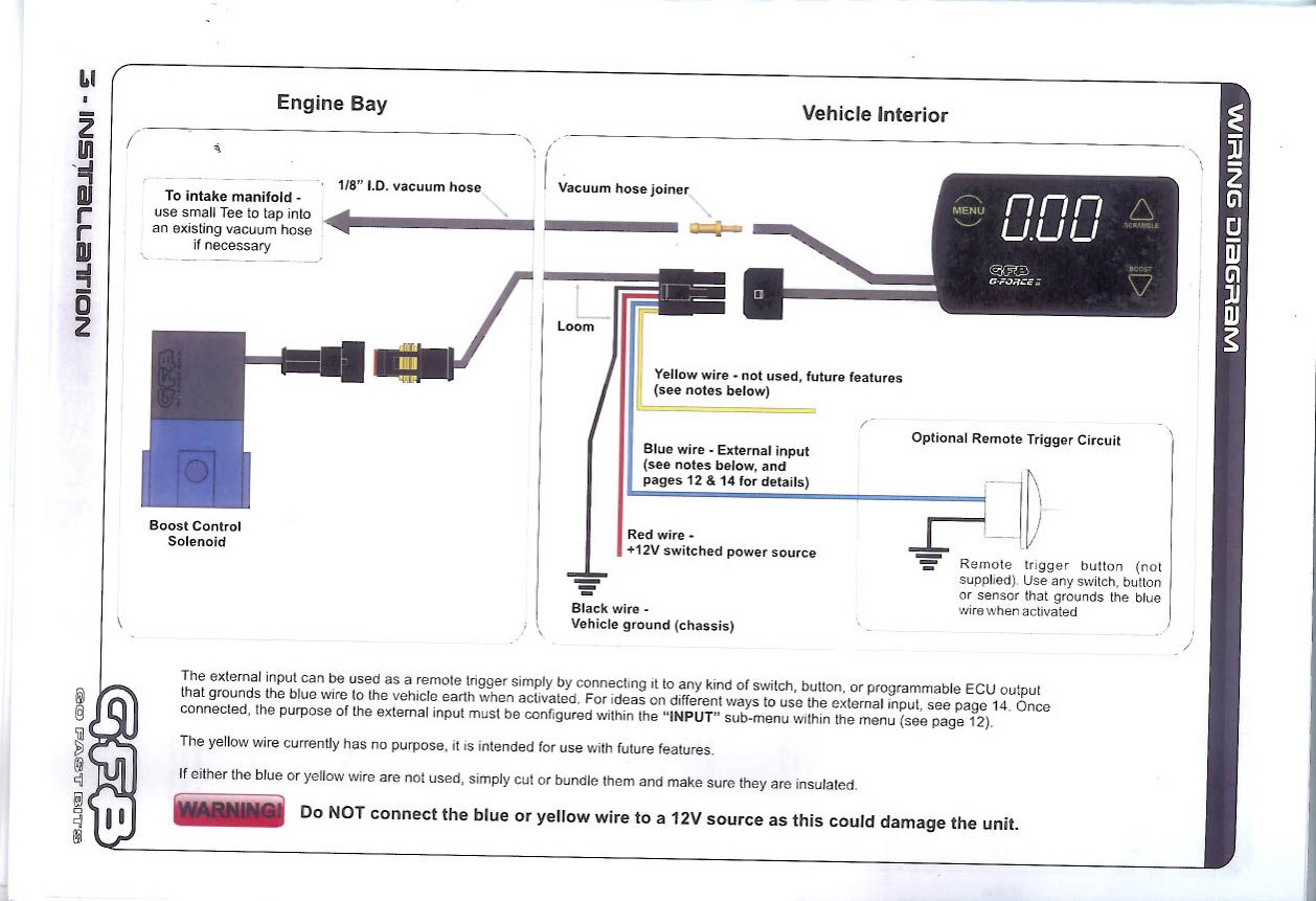 GFB Go Fast Bits GForce 2 EBC Electronic Boost Controller Install and